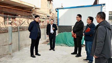 黨委書(shū)記李書(shū)民帶隊(duì)開(kāi)展春節(jié)前校園安全大檢查